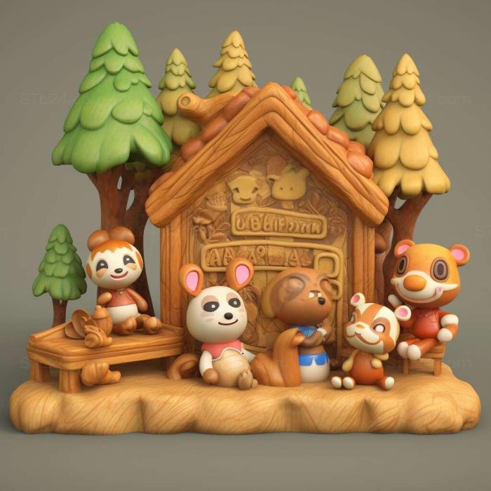 Games (Animal Crossing 3, GAMES_34983) 3D models for cnc